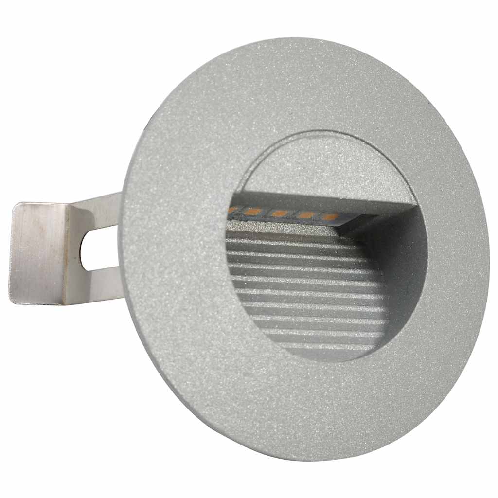Außenwandleuchten 6 Stk. LED 5 W Silbern Rund