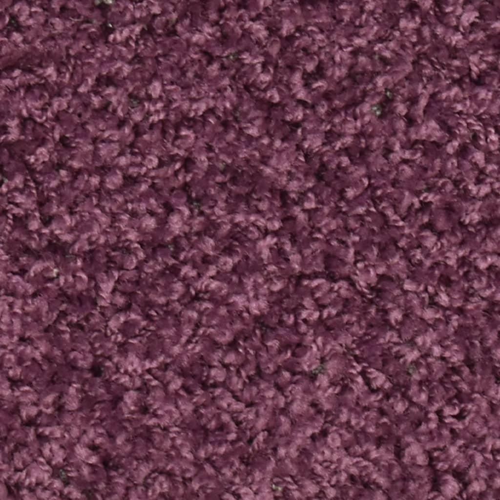 Stufenmatten 15 Stk. 65x21x4 cm Dunkelviolett Halbrund Groß