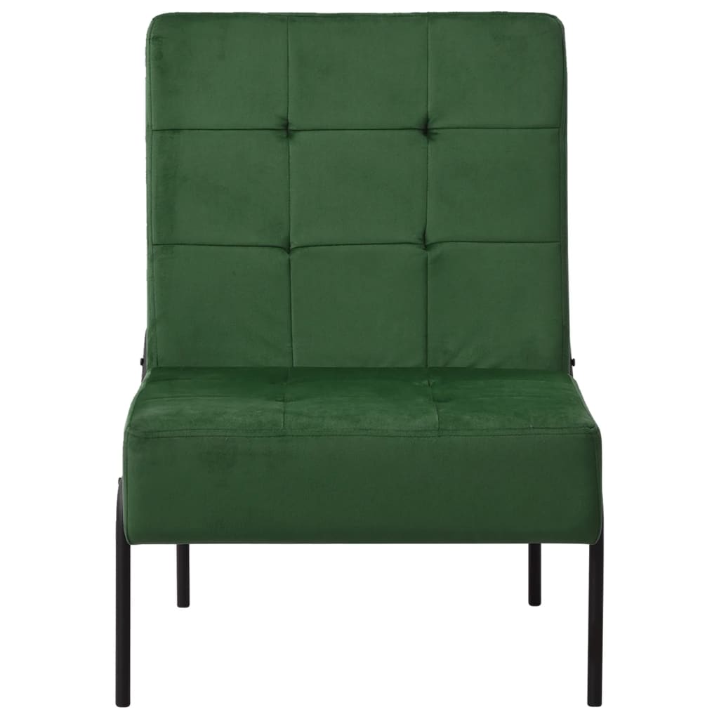 Relaxstuhl 65x79x87 cm Dunkelgrün Samt