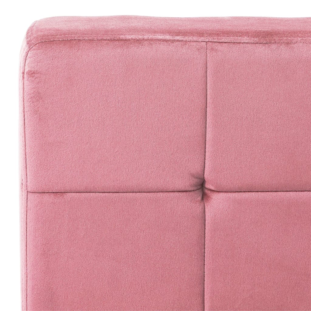 Relaxstuhl 65x79x87 cm Rosa Samt