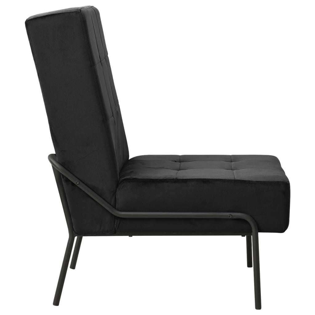Relaxstuhl 65x79x87 cm Schwarz Samt