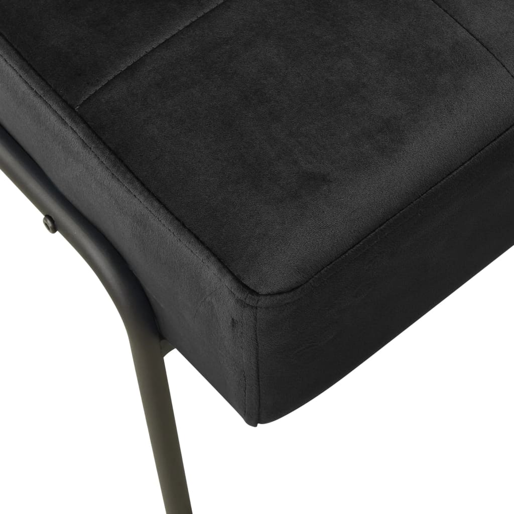 Relaxstuhl 65x79x87 cm Schwarz Samt