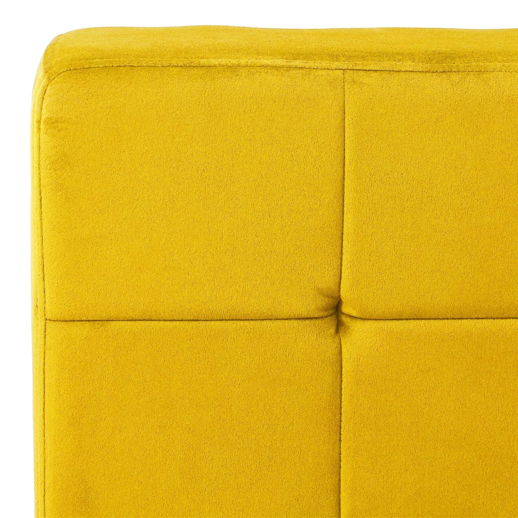 Relaxstuhl 65x79x87 cm Senfgelb Samt