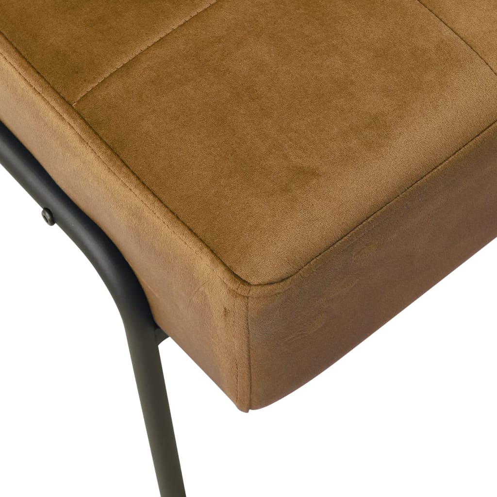 Relaxstuhl 65x79x87 cm Braun Samt