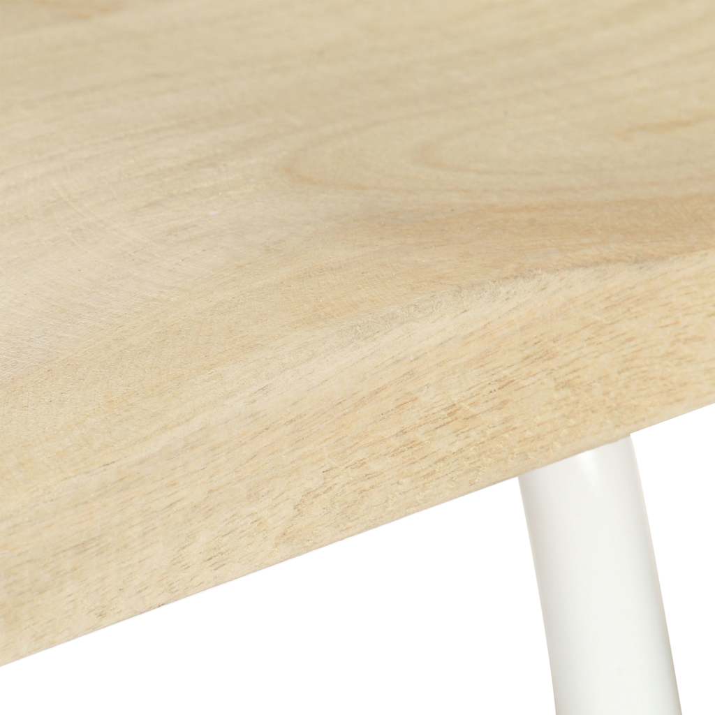 Barhocker 2 Stk. Mango Massivholz