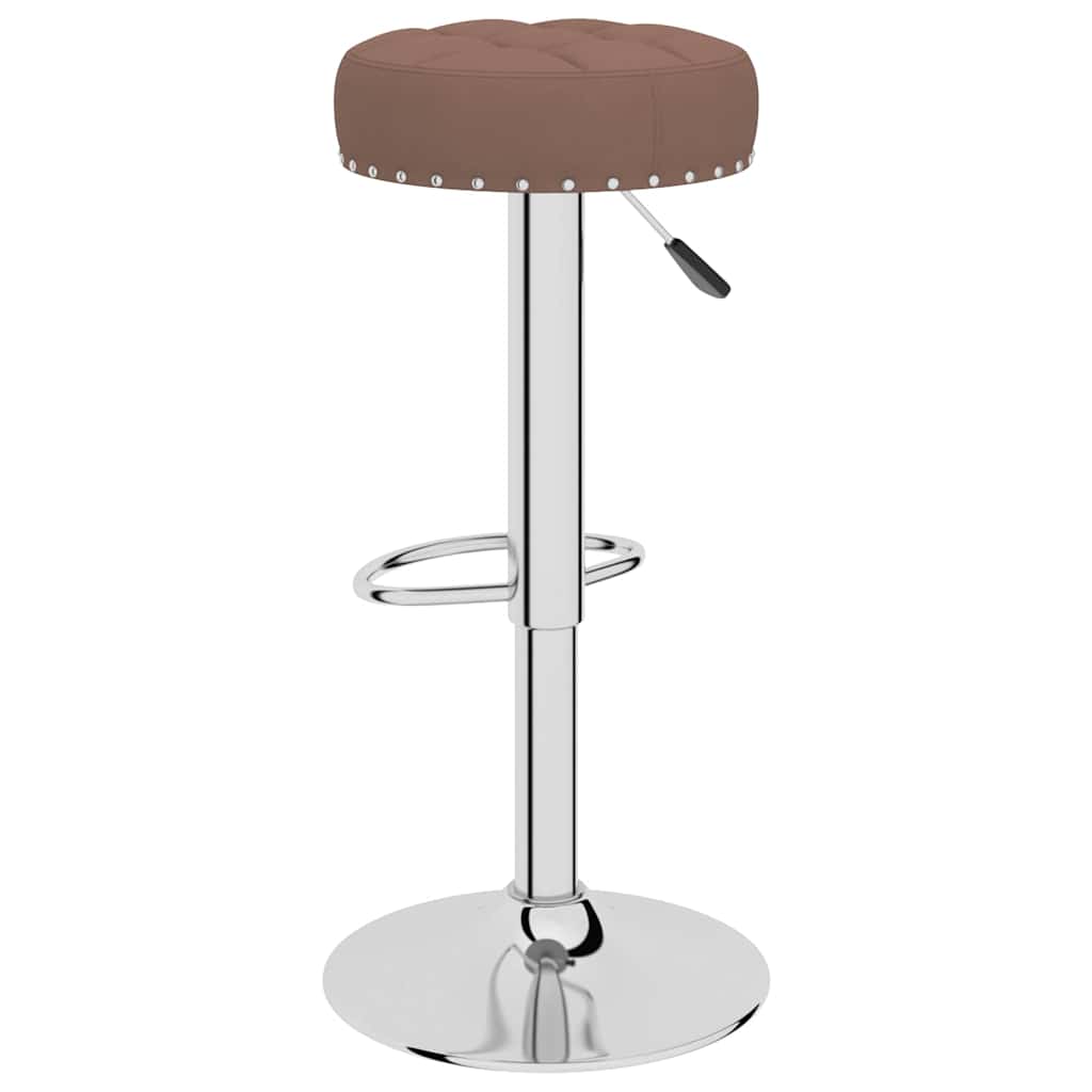 Barhocker 2 Stk. Braun Stoff