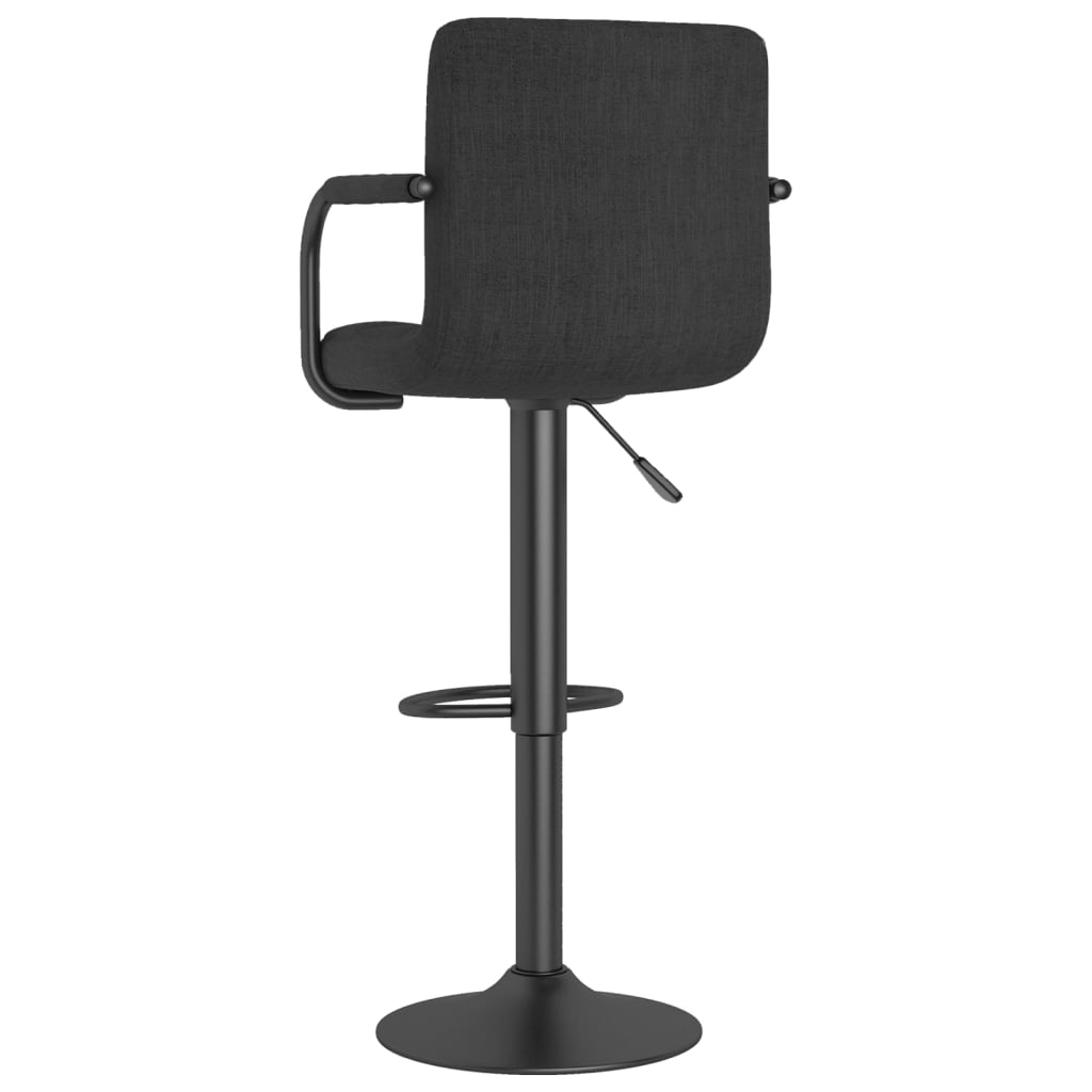 Barhocker Schwarz Stoff