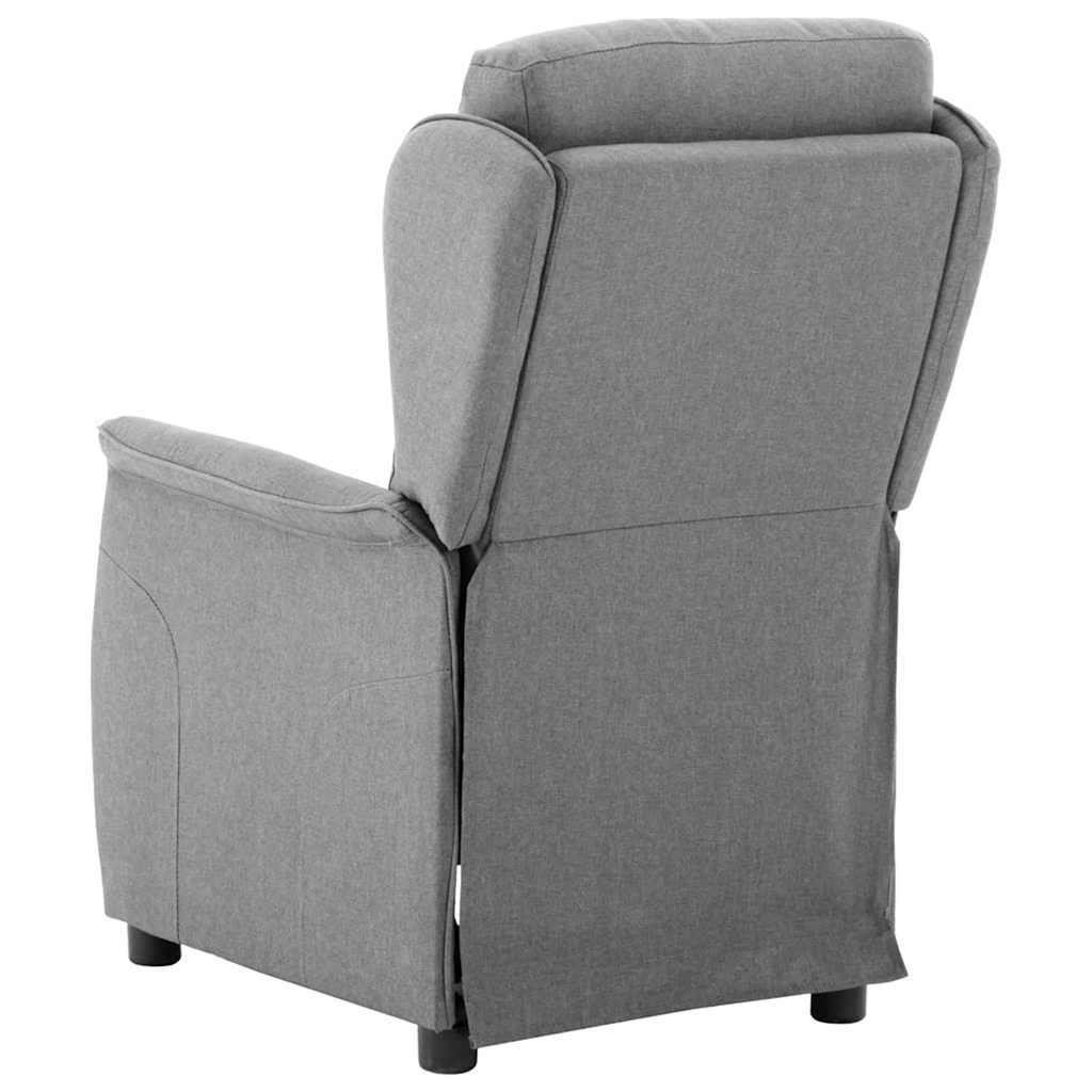 Relaxsessel Hellgrau 67.5 x 93.5 x 101.5 cm Stoff