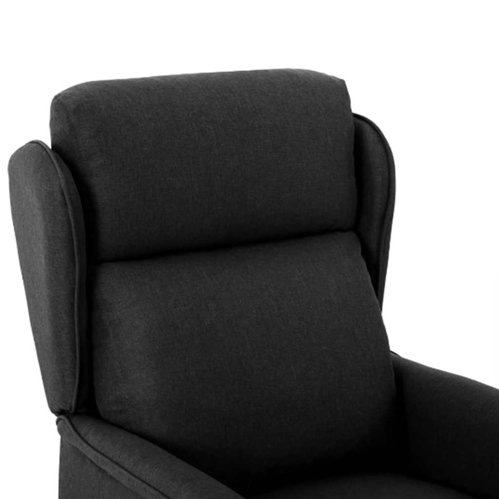 Relaxsessel Schwarz 67.5 x 93.5 x 101.5 cm Stoff