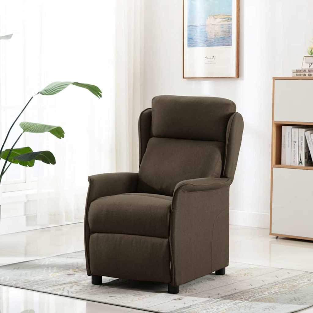 Relaxsessel Braun 67.5 x 93.5 x 101.5 cm Stoff