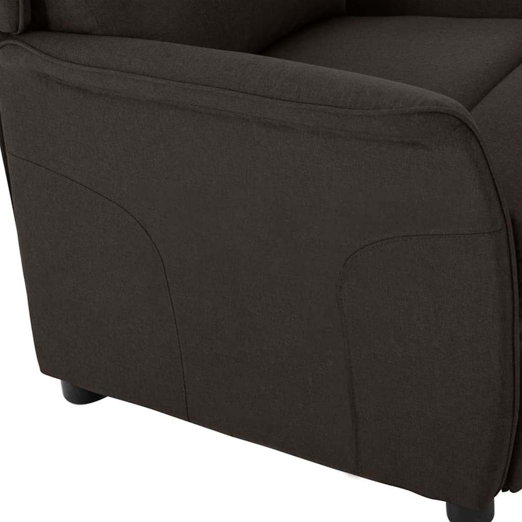 Relaxsessel Dunkelbraun 67.5 x 93.5 x 101.5 cm Stoff