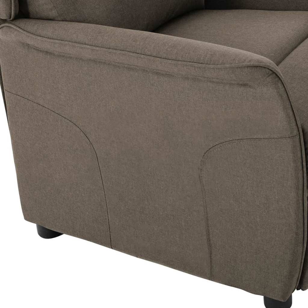 Relaxsessel Taupe 67.5 x 93.5 x 101.5 cm Stoff