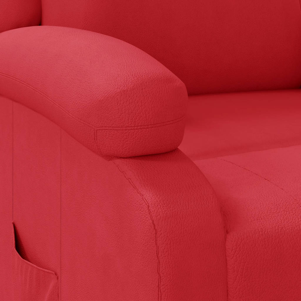 Relaxsessel Rot Kunstleder