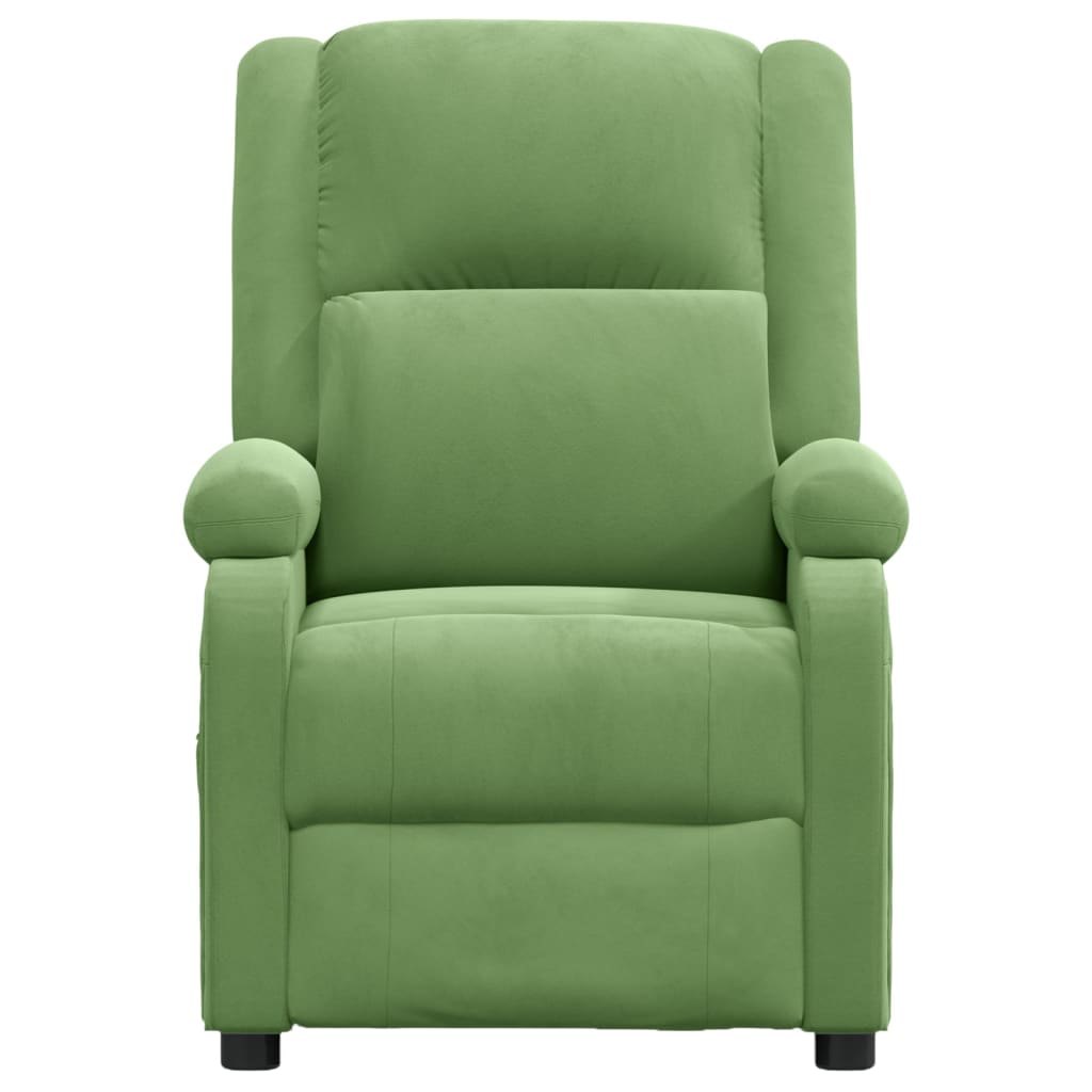 Relaxsessel Hellgrün Samt