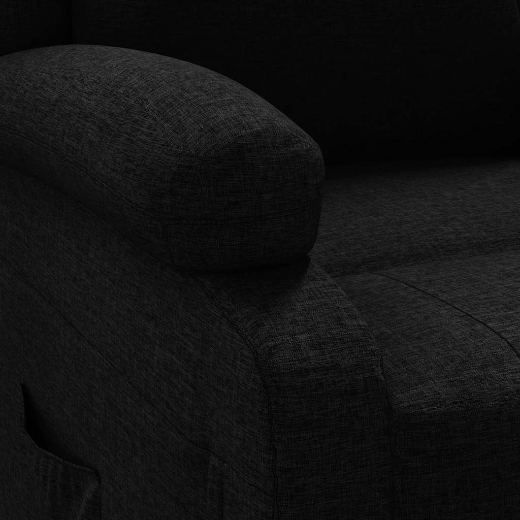 Relaxsessel Schwarz Stoff