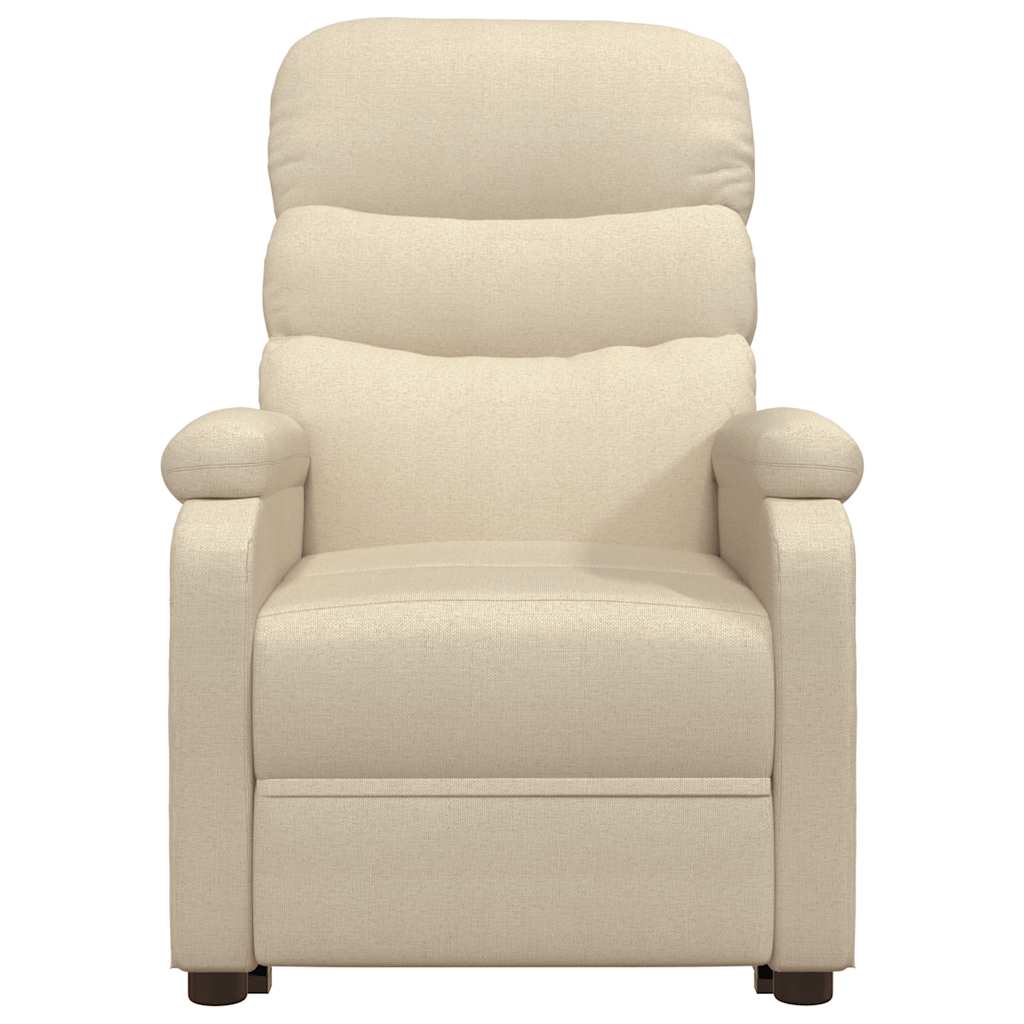 Relaxsessel Creme Stoff