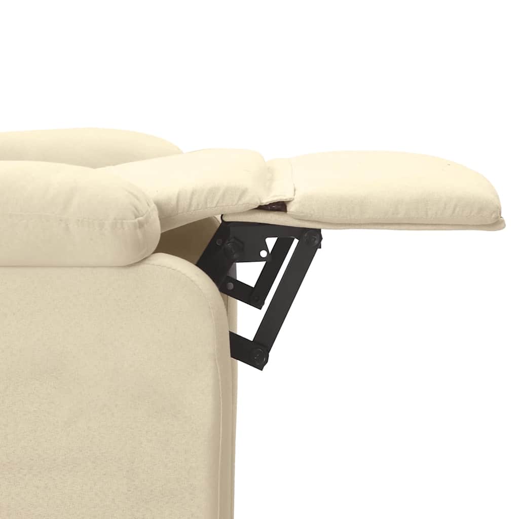 Relaxsessel Creme Stoff