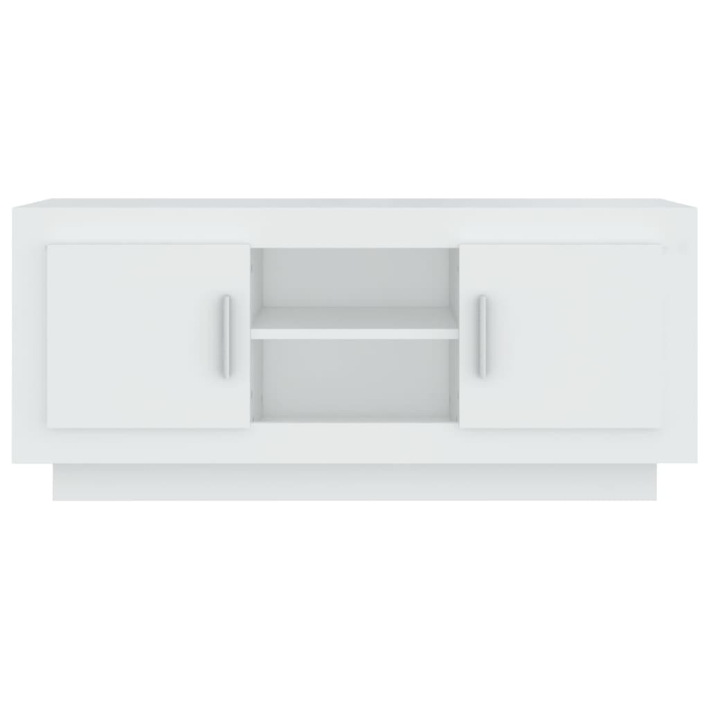 TV-Schrank Weiß 102x35x45 cm Holzwerkstoff