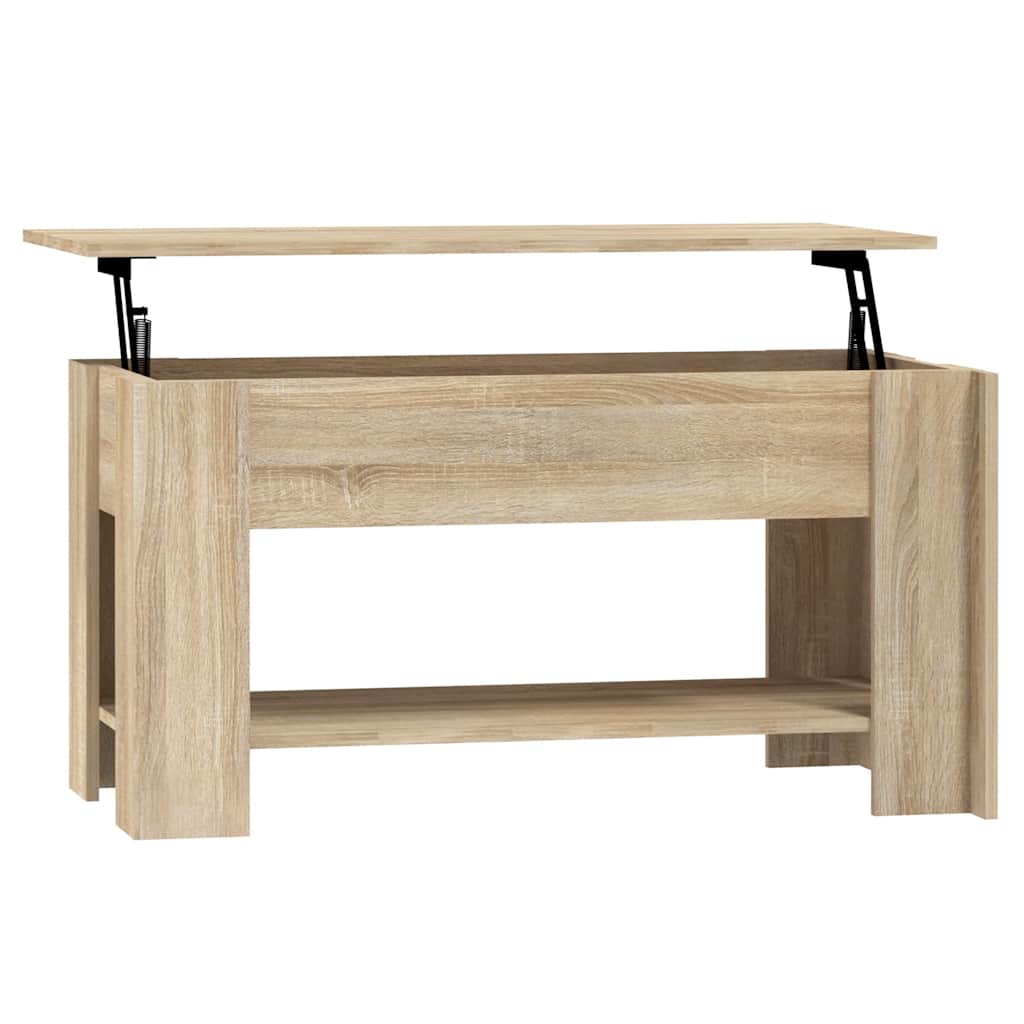 Couchtisch Sonoma-Eiche 101x49x52 cm Holzwerkstoff