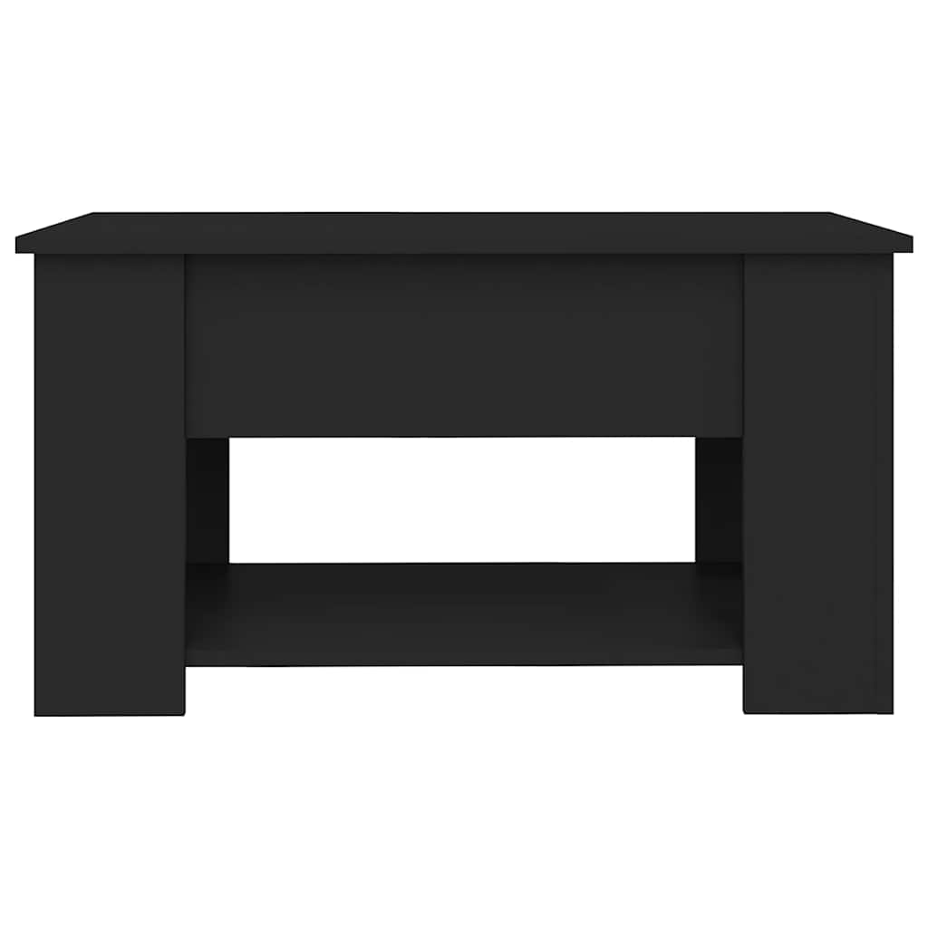Couchtisch Schwarz 79x49x41 cm Holzwerkstoff