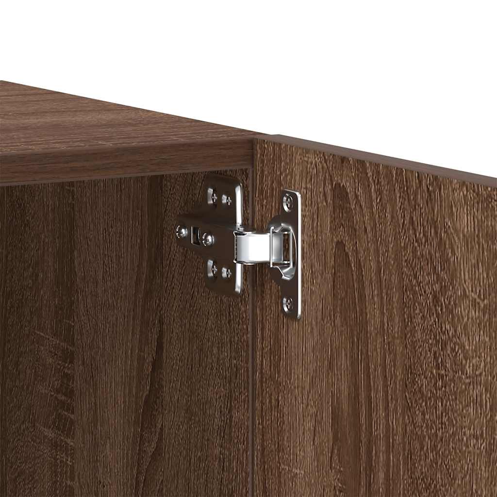 TV-Schrank Braun Eichen-Optik 100x35x40 cm Holzwerkstoff