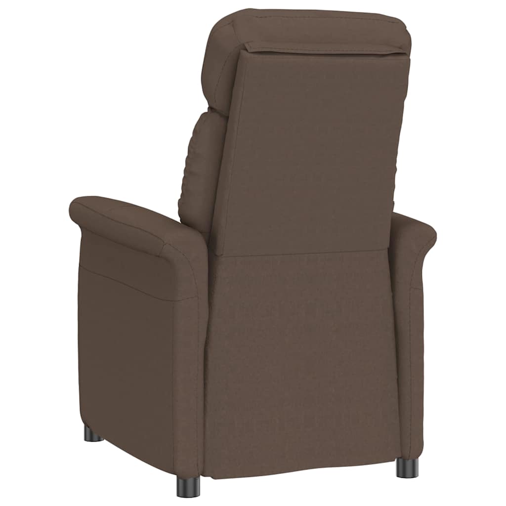 Sessel mit Liegefunktion Braun Dunkelbraun 70.5 x 96.5 x 95 cm