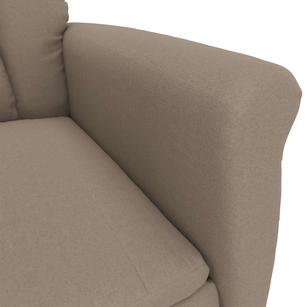 Recliner Sessel Taupe Taupe 70.5 x 96.5 x 95 cm Polyester