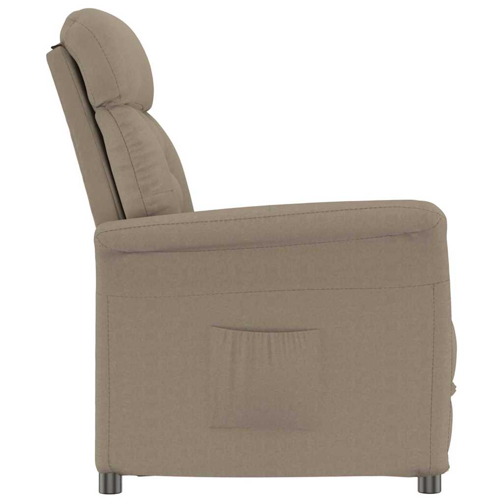 Recliner Sessel Taupe Taupe 70.5 x 96.5 x 95 cm Polyester