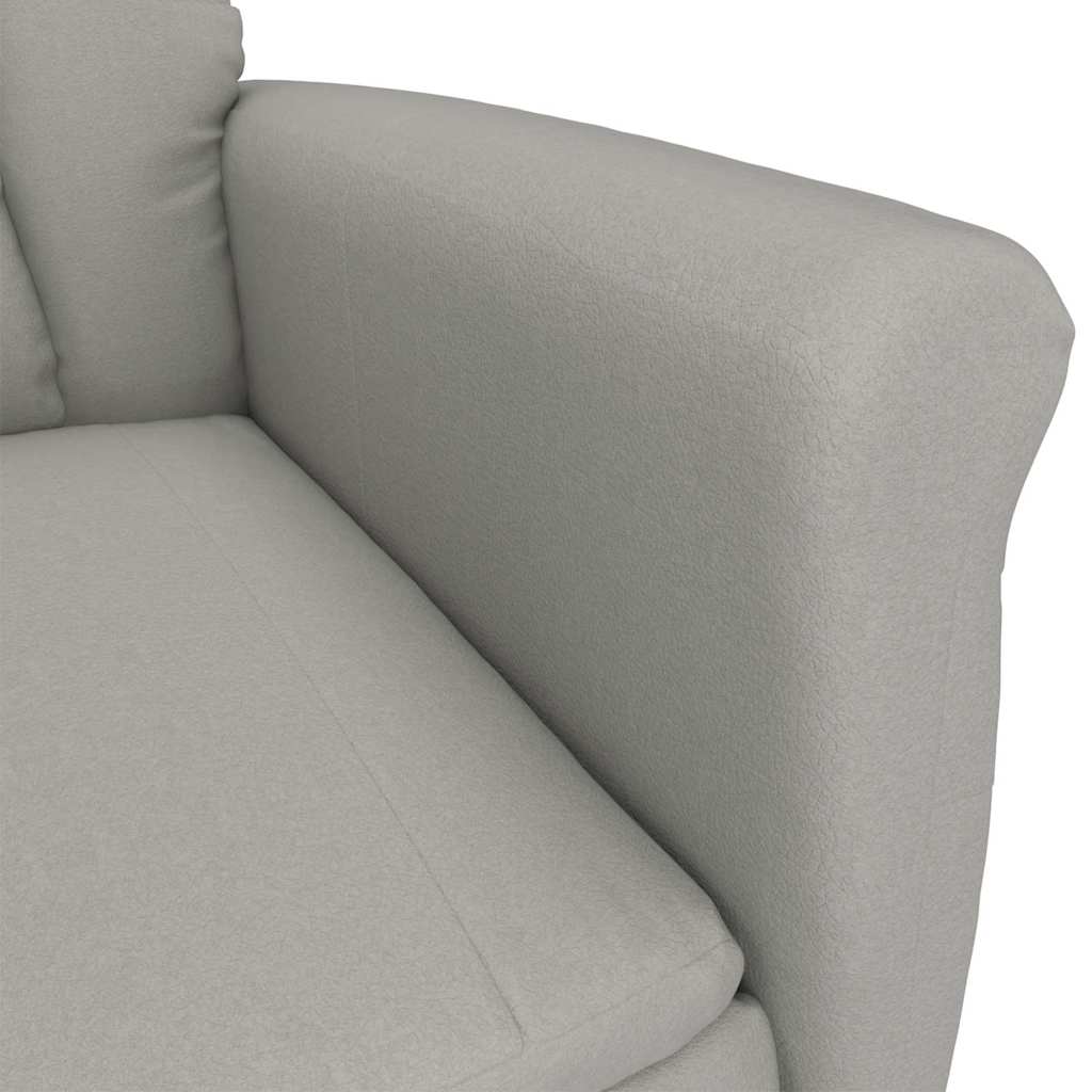 Relaxsessel Hellgrau Hellgrau 70.5 x 96.5 x 95 cm Stoff