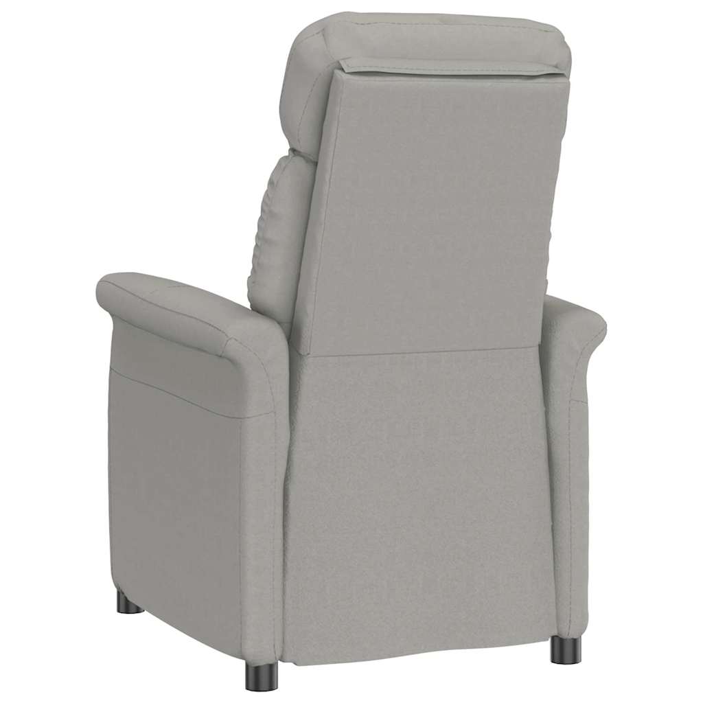 Relaxsessel Hellgrau Hellgrau 70.5 x 96.5 x 95 cm Stoff