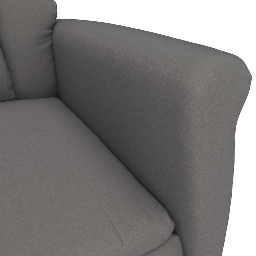 Recliner Sessel Dunkelgrau Dunkelgrau 70.5 x 96.5 x 95 cm Stoff