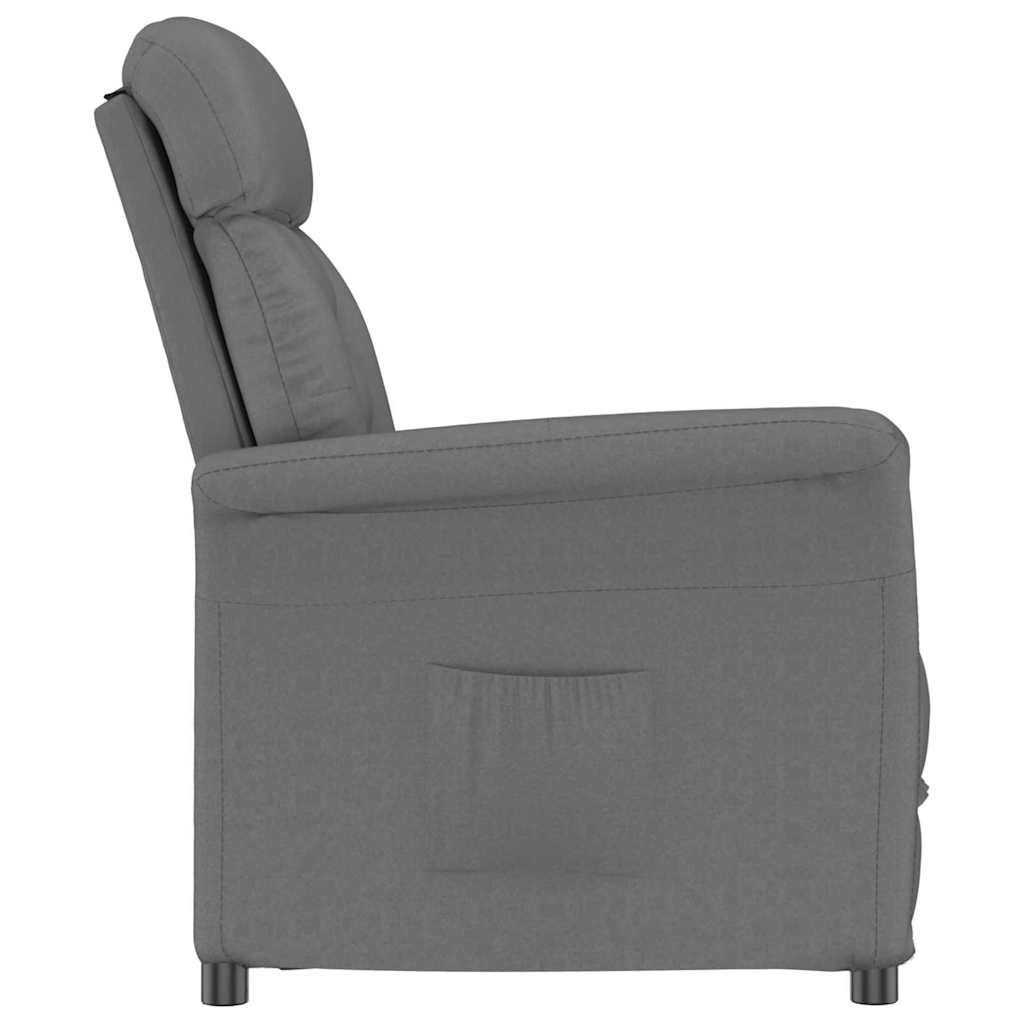 Recliner Sessel Dunkelgrau Dunkelgrau 70.5 x 96.5 x 95 cm Stoff