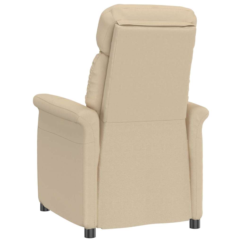 Sessel mit Liegefunktion Creme Creme 70.5 x 96.5 x 95 cm