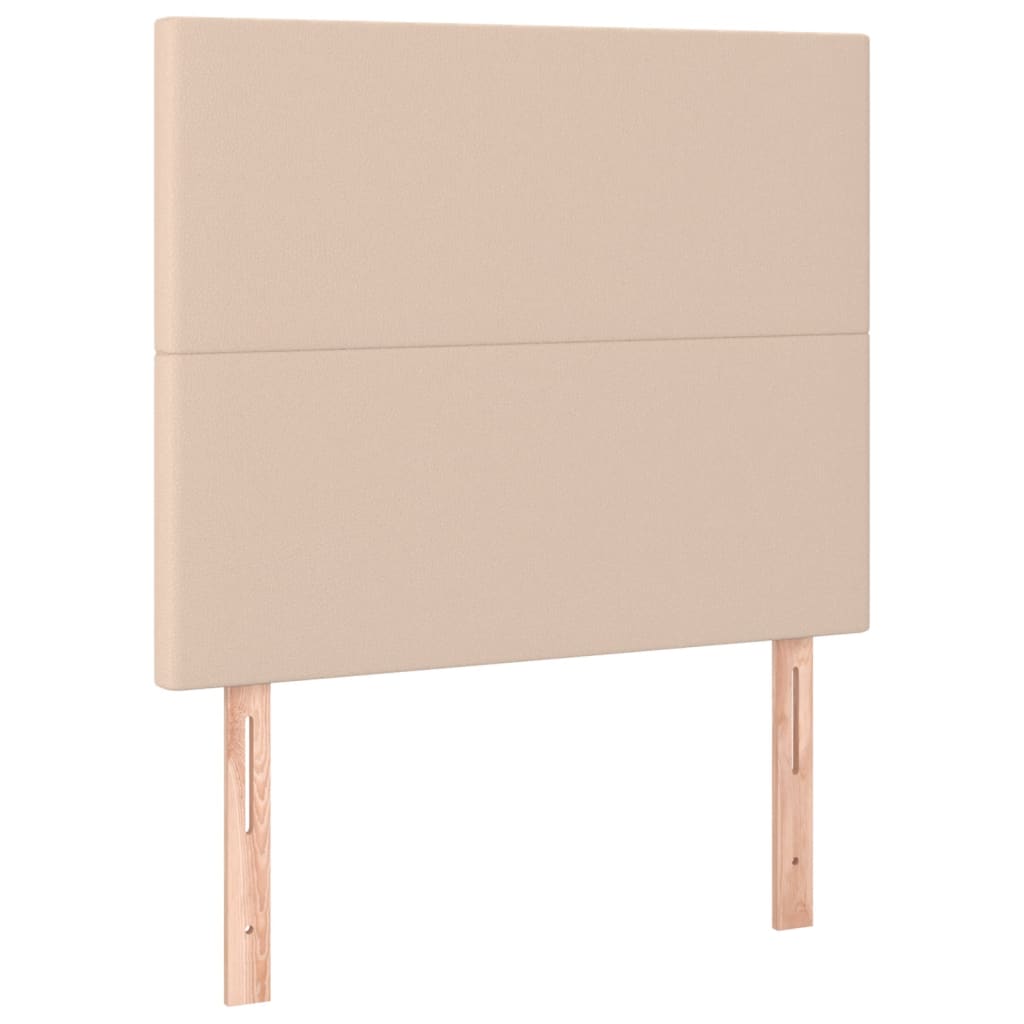 Boxspringbett Matratze Cappuccino-Braun 100x200cm Kunstleder