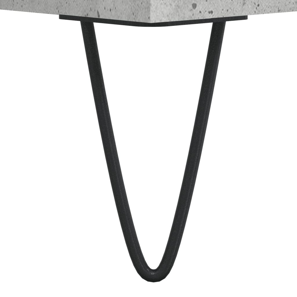 Schuhschrank Betongrau 30x35x105 cm Holzwerkstoff