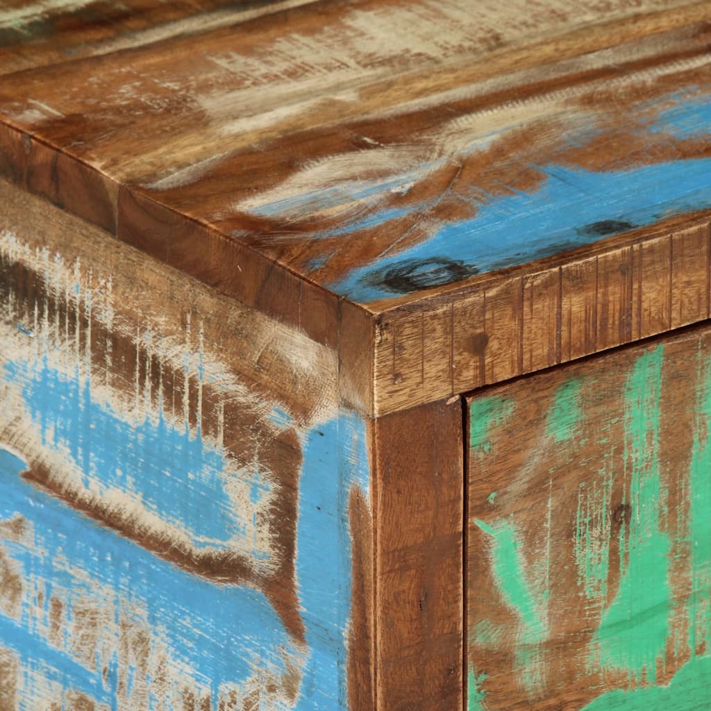 TV-Ständer (118-200) x 30 x 40 cm Massivholz Altholz