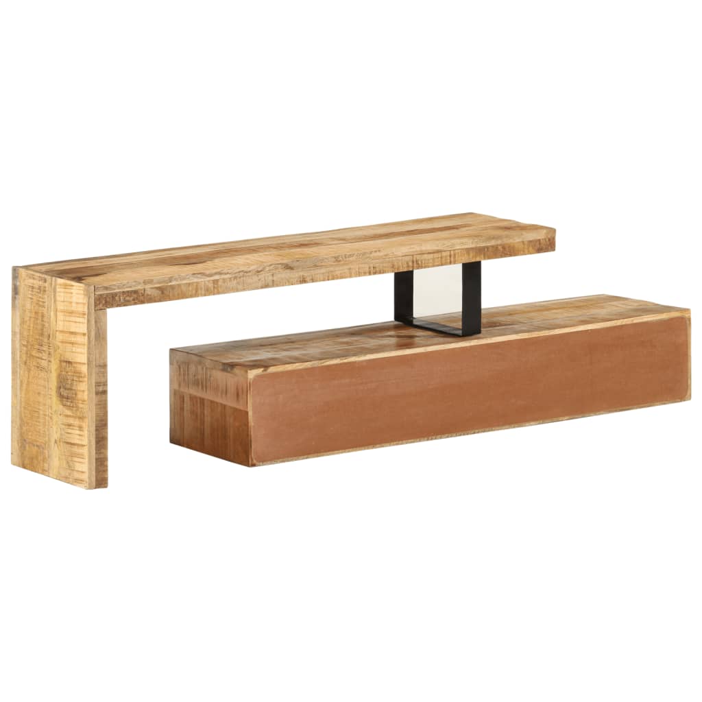 TV-Ständer (118–200) x 30 x 40 cm Massivholz Mango