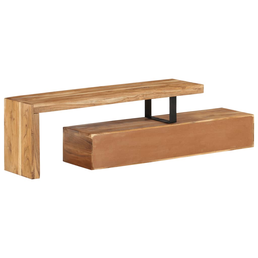 TV-Ständer (118-200) x 30 x 40 cm Massivholz Akazie