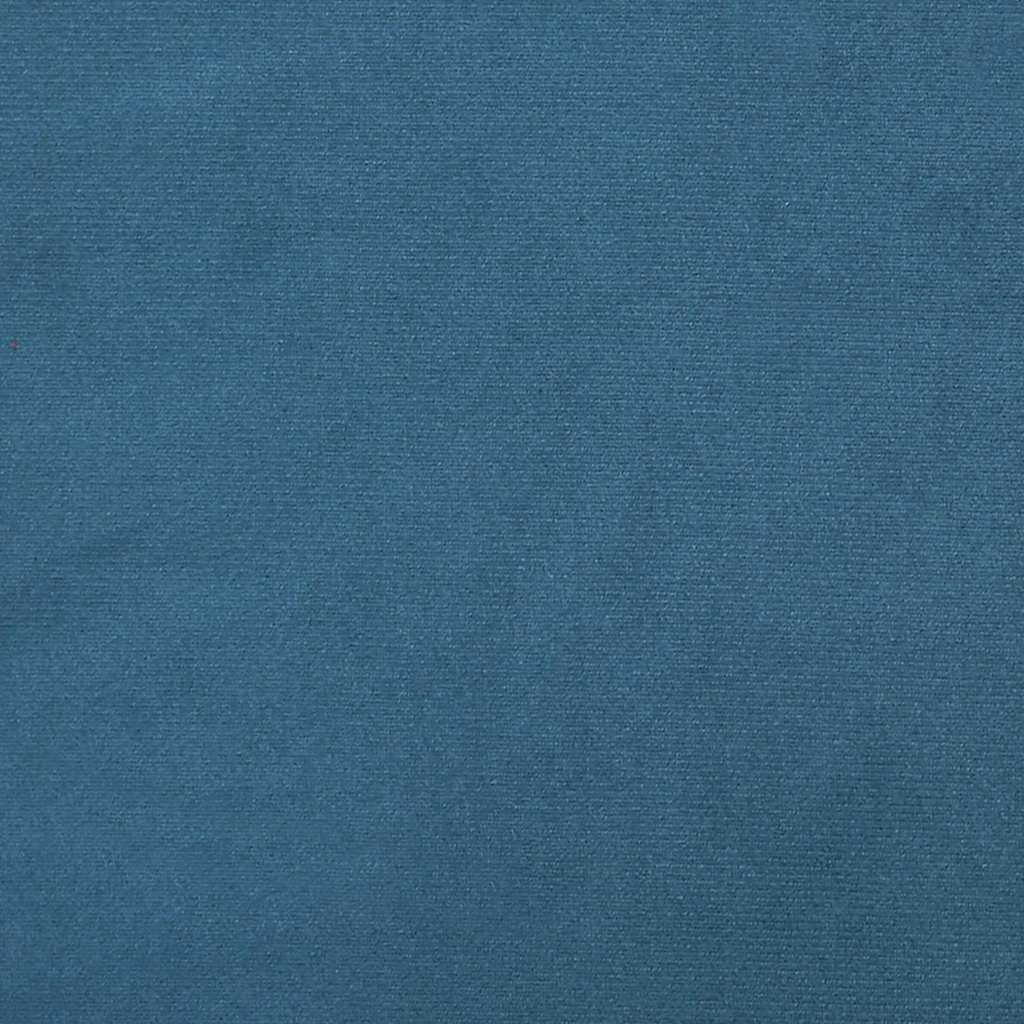 Schlafsofa mit Kissen Blau Samt