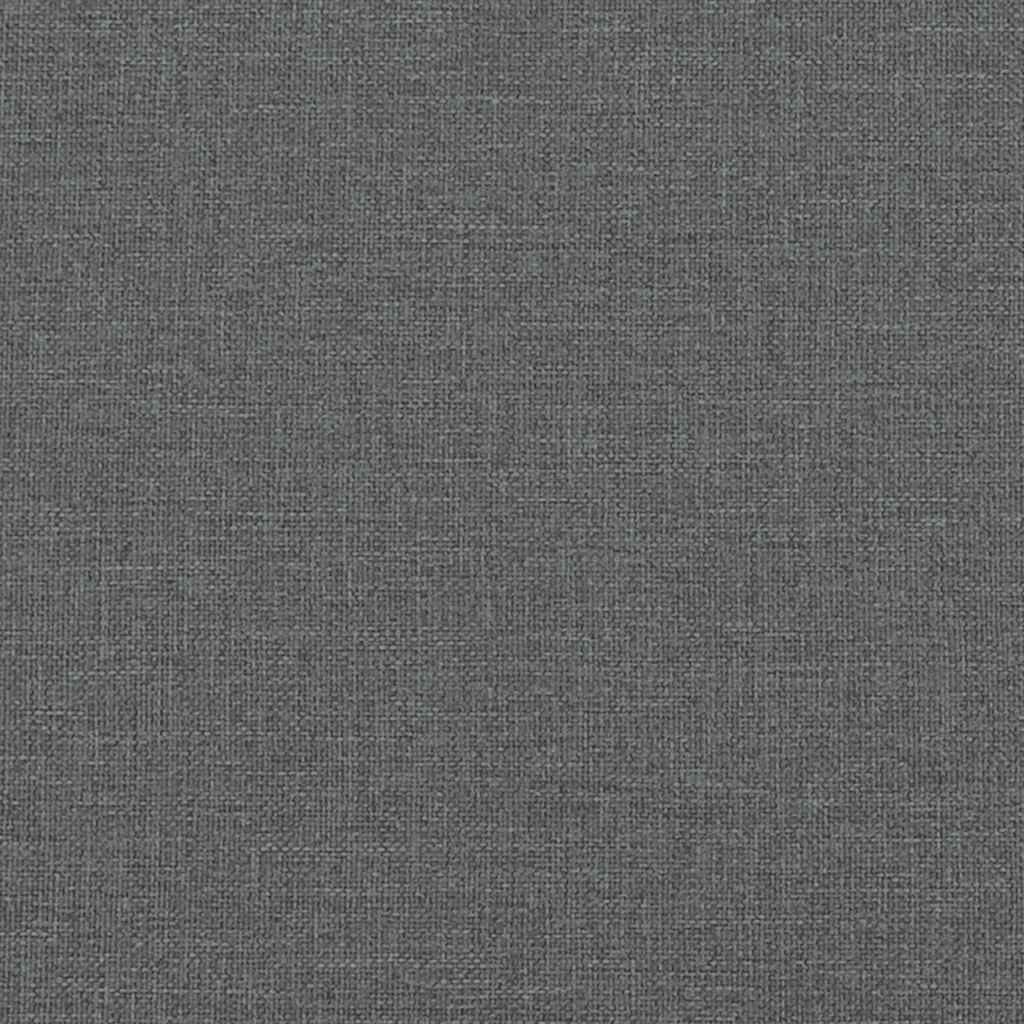 Schlafsofa mit Kissen Dunkelgrau Stoff