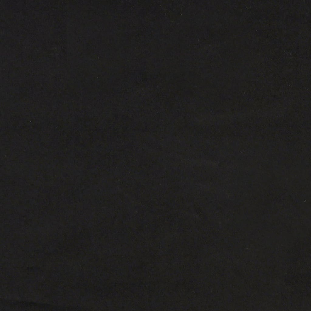 Schlafsofa in L-Form Schwarz 271x140x70 cm Samt
