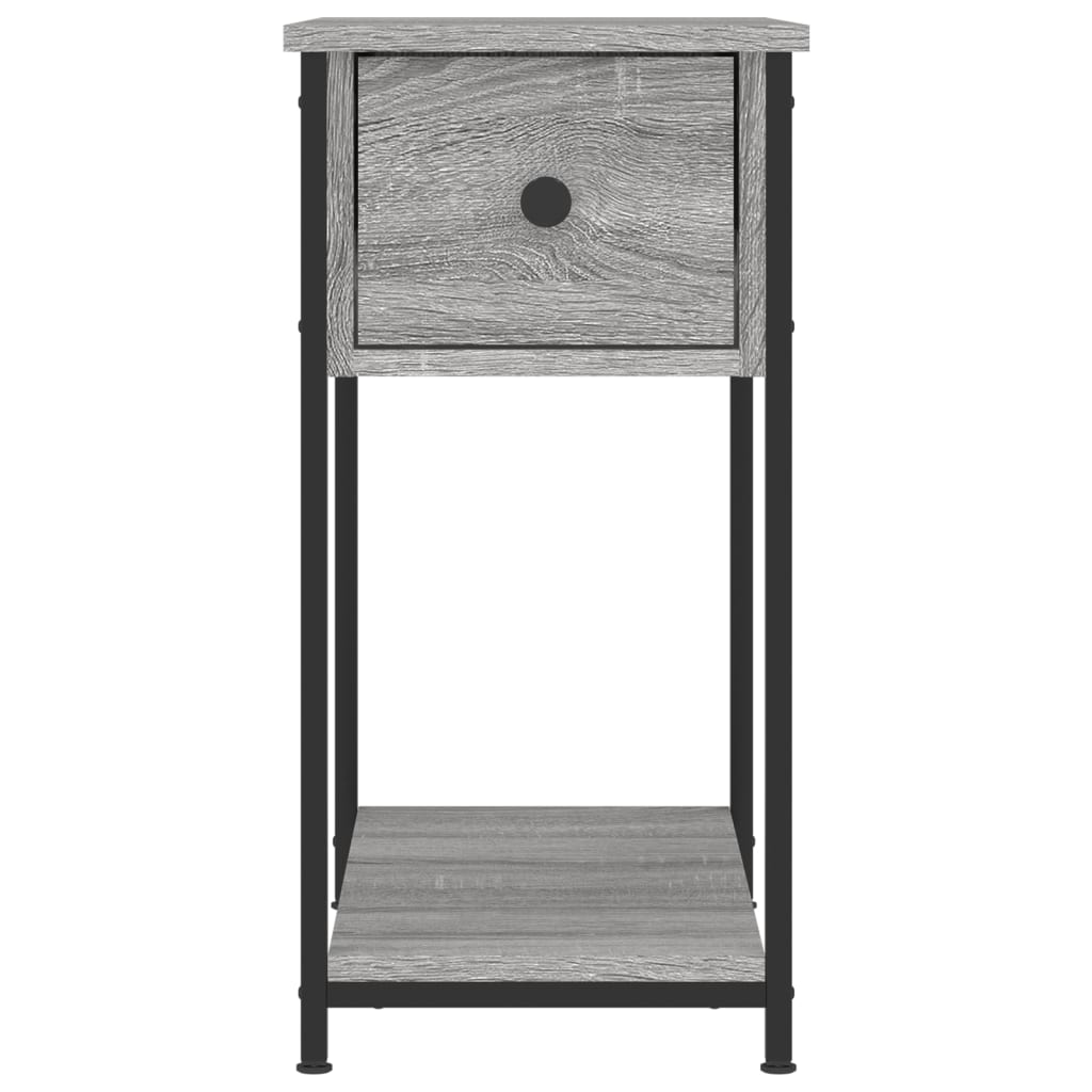 Nachttische 2 Stk. Grau Sonoma 30x60x60 cm Holzwerkstoff