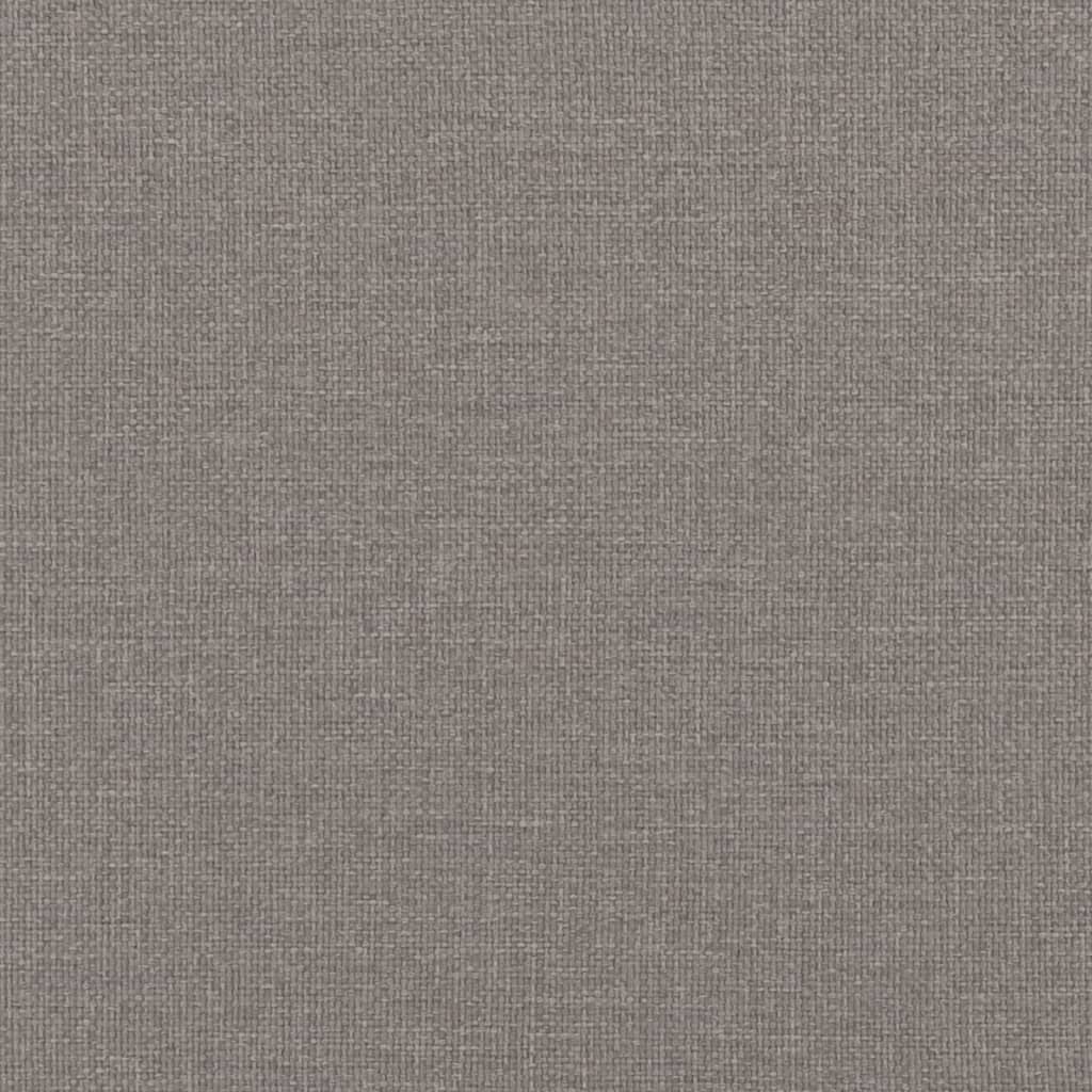 Relaxsessel mit Fußteil Taupe Stoff