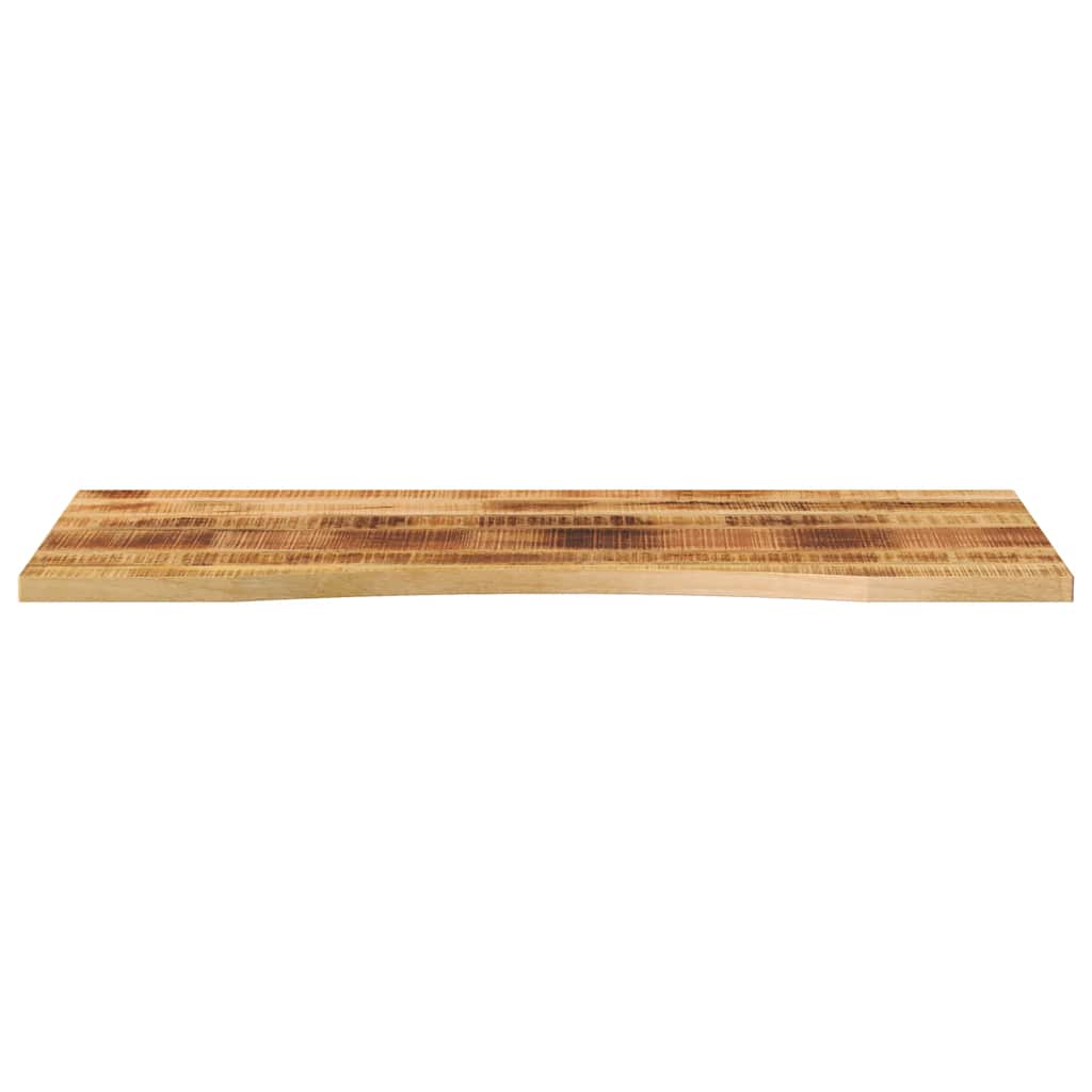 Schreibtischplatte mit Aussparung 120x50x2,5cm Massivholz Mango
