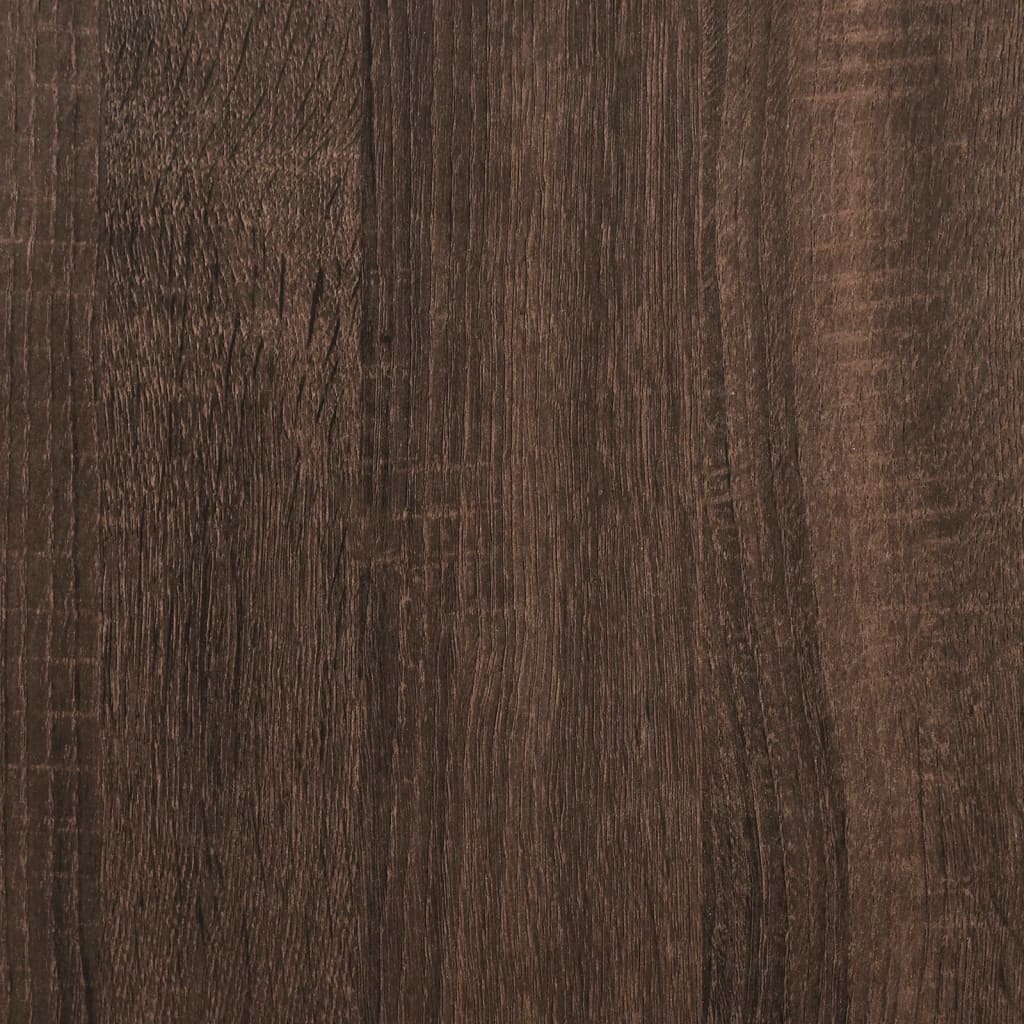 Schuhschrank Braun Eichen-Optik 60x34x96,5 cm Holzwerkstoff