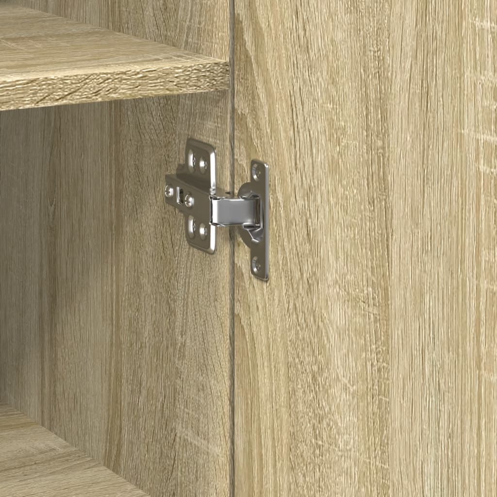 Highboard Sonoma-Eiche 40x42,5x185 cm Holzwerkstoff