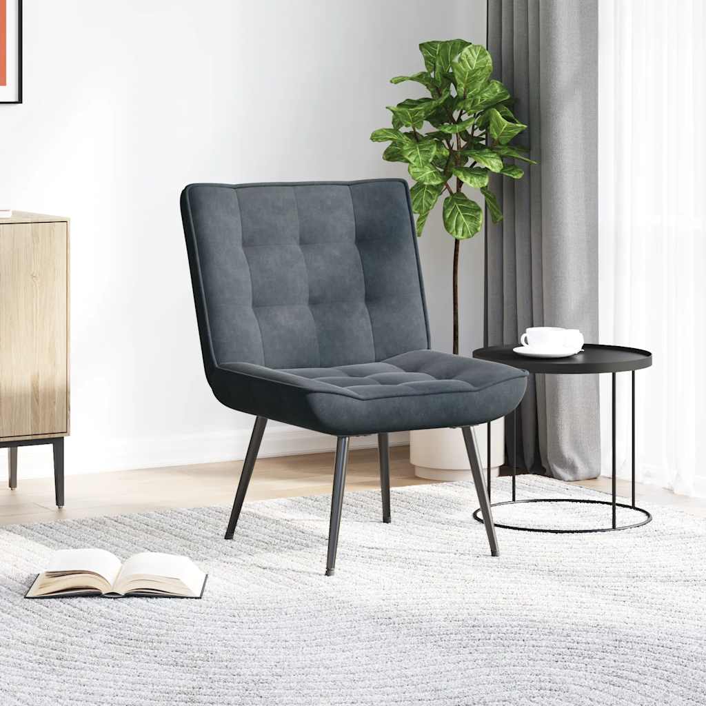Relaxsessel Dunkelgrau 64x74x84 cm Samt