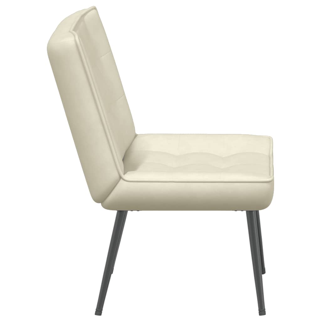 Relaxsessel Creme 64x74x84 cm Samt