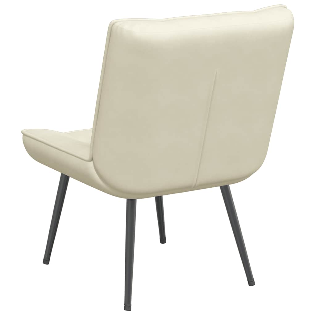 Relaxsessel Creme 64x74x84 cm Samt