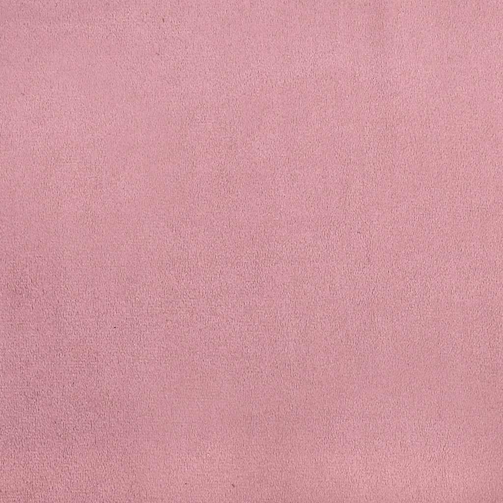 Relaxsessel mit Hocker Rosa Samt